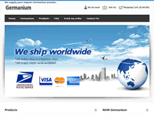 Tablet Screenshot of germanium.net
